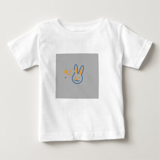 ハーフスリーブベビーシャツ ベビーTシャツ (正面)