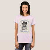 ハーフスリーブTシャツ 少女の顔のデザイン Tシャツ (正面フル)