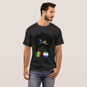 ハーフセネガル半シエラレオネアンアフロロ Tシャツ (正面フル)