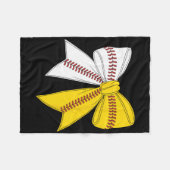 ハーフセルとソフトマママコケットWomのためにボウ フリースブランケット (正面(横))