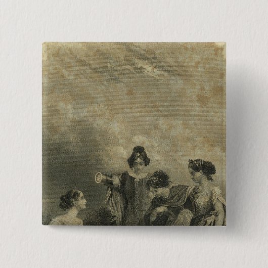 ハーフタイトル·コルトンの世界地図 缶バッジ (正面)