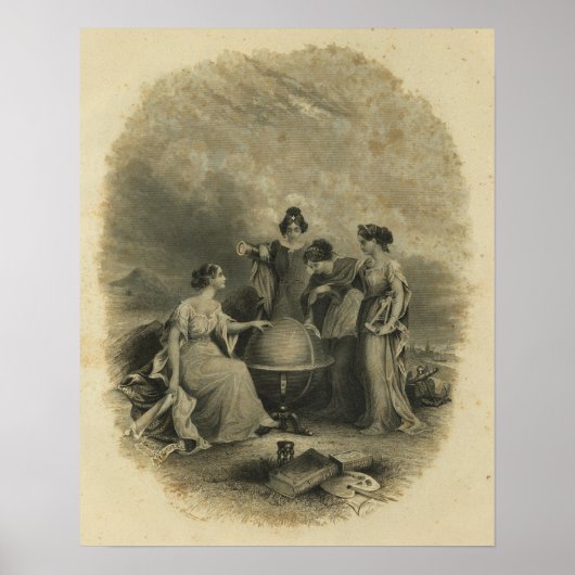 ハーフタイトルColton'S Atlas Of The World ポスター (正面)