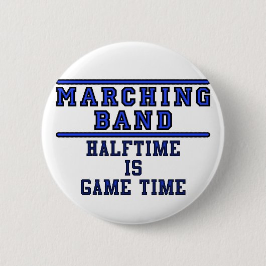 ハーフタイムゲームの時間はです! 缶バッジ (正面)