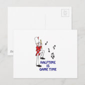 ハーフタイムゲーム時間 ポストカード (正面/裏面)