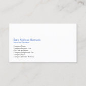 ハーフダマスクモノグラムアートキテクト名刺 名刺 (裏面)