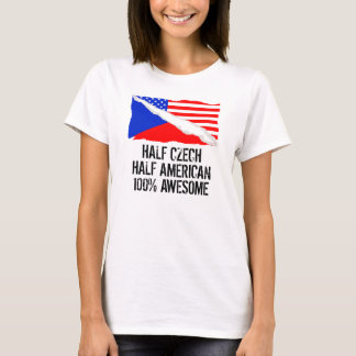 ハーフチェコ半アメリカ素晴らし人 Tシャツ