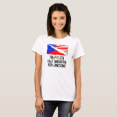 ハーフチェコ半アメリカ素晴らし人 Tシャツ (正面フル)
