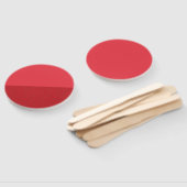 ハーフテクスチャトマト赤いカスタムハンドセットのファン ハンドファン (組立なし)