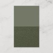 ハーフテクスチャMossグリーン名刺 – カスタマイズ 名刺 (正面)