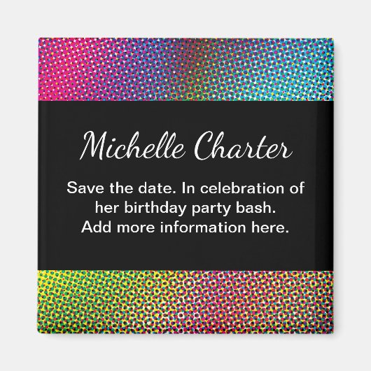 ハーフトーカラフルン マグネット (正面)