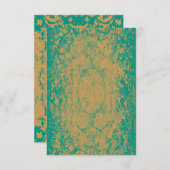 ハーフトーグランジン空白の招待状カード 招待状 (正面/裏面)