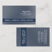 ハーフトーモダンンドットカスタム名刺（青） 名刺 (正面/裏面)