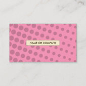 ハーフトーンのカップケーキ 名刺 (裏面)