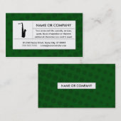 ハーフトーンのサクソフォーン 名刺 (正面/裏面)