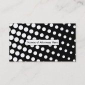 ハーフトーンのジャスティススケール 名刺 (裏面)