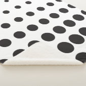 ハーフトーンのドットモダンレトロ シェルパブランケット (3/4)