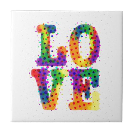 ハーフトーンの愛 タイル (正面)