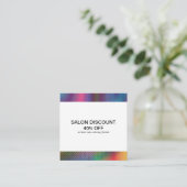 ハーフトーンの色 |割引カード スクエア名刺 (スタンド正面)