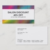 ハーフトーンの色 名刺 (正面/裏面)