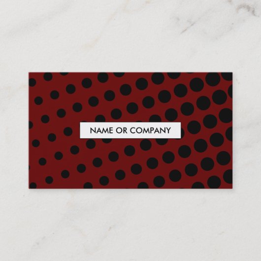 ハーフトーンの色 名刺 (正面)