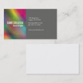 ハーフトーンの色 名刺 (正面/裏面)