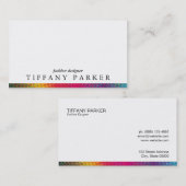 ハーフトーンの色 名刺 (正面/裏面)