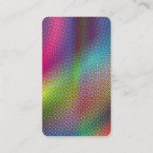 ハーフトーンの色 名刺 (裏面)