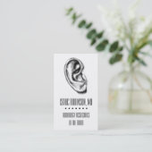 ハーフトーンイヤー耳科医の名刺 名刺 (スタンド正面)