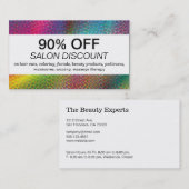 ハーフトーンカラー（割引カード） 割引カード (正面/裏面)