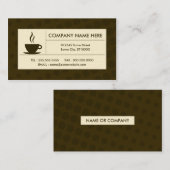 ハーフトーンコーヒー 名刺 (正面/裏面)