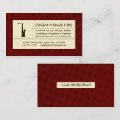 ハーフトーンサクソフォン 名刺 (正面/裏面)