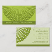 ハーフトーンデザイナーライム名刺 名刺 (正面/裏面)