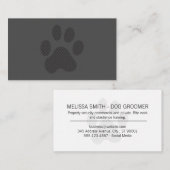 ハーフトーンドッグポー 名刺 (正面/裏面)
