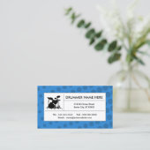 ハーフトーンドラム 名刺 (スタンド正面)