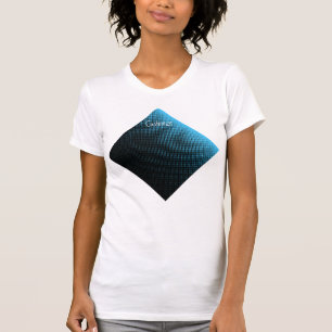 ハーフトーンベクトルダイヤモンドパターンThunder_Cove Tシャツ