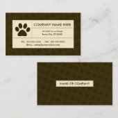 ハーフトーンペット足 名刺 (正面/裏面)