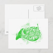 ハーフトーンホーン ポストカード (正面/裏面)