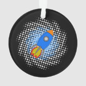 ハーフトーン付きマンガロケット銀河系 オーナメント (裏面)