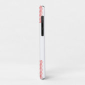 ハーフトーン効果を持つカナダ国旗 Case-Mate iPhoneケース (裏面/左)