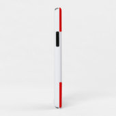 ハーフトーン効果を持つカナダ国旗 Case-Mate iPhoneケース (裏面/右)