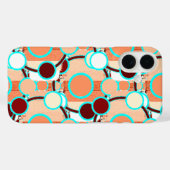 ハーフトーン幾何学模様 Case-Mate iPhoneケース (裏面 (横))