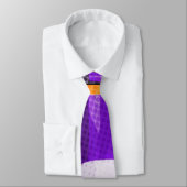 ハーフトーン漫画ワインガラス及びボトル ネクタイ (タイ)