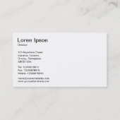 ハーフトーン照明-白黒 名刺 (裏面)