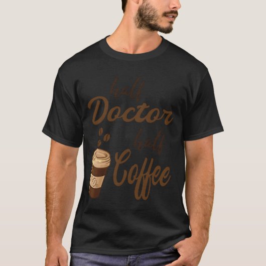 ハーフドクター ハーフコーヒー娘 Tシャツ (正面)