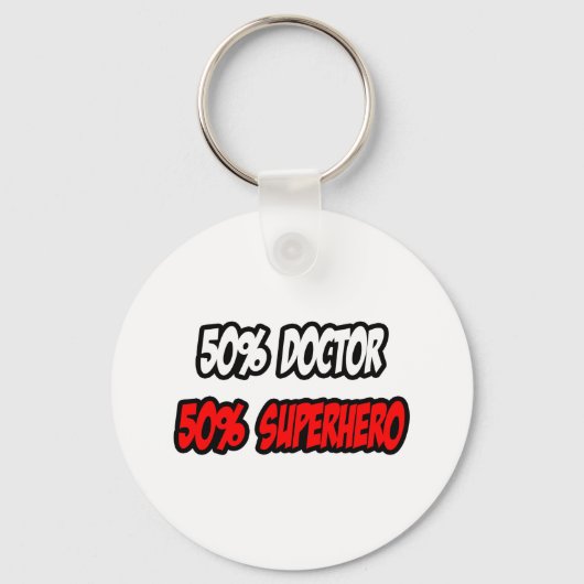 ハーフドクター…ハーフスーパーヒーロー キーホルダー (正面)