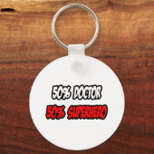 ハーフドクター…ハーフスーパーヒーロー キーホルダー (正面)