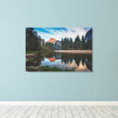 ハーフドームとメルセド キャンバスプリント (インサイチュ (ウッドフロア))