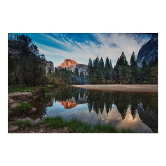 ハーフドームとメルセド ポスター (正面)