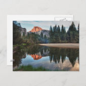 ハーフドームとメルセド ポストカード (正面/裏面)