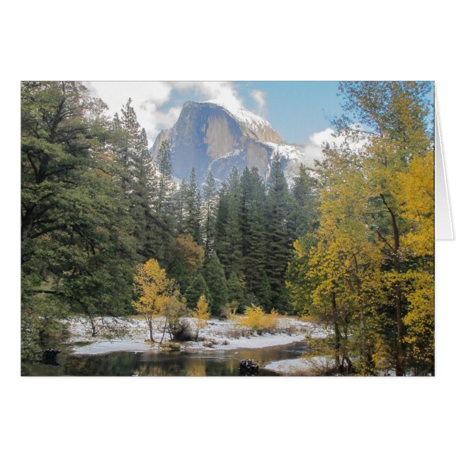 ハーフドームの反射 (正面横)